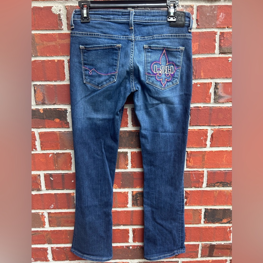 Original College Jeans OCJ Apparel LSU Tigers Women’s Embroidered Jeans Sz 27 B5
